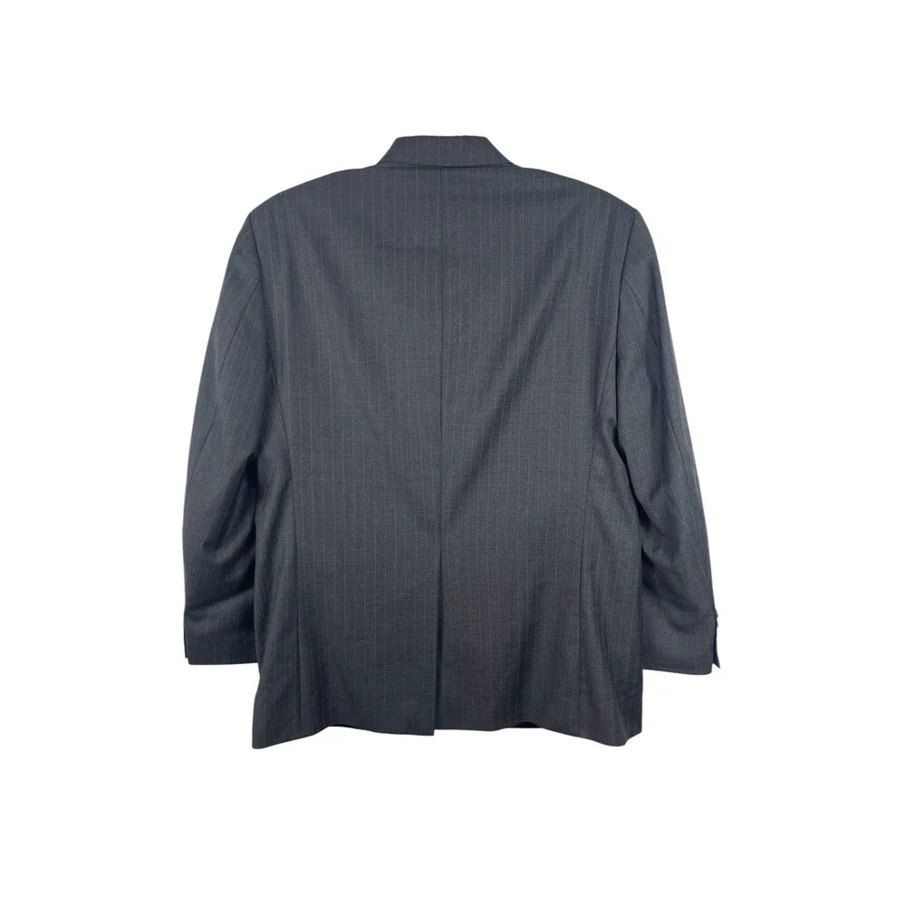 Lauren Ralph Lauren Men’s Charcoal Gray Pinstripe Wool Blazer 42R